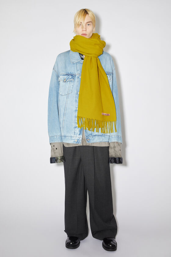 (image for) Classic Fringe wool scarf - oversized